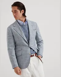 Brunello Cucinelli Einreihiger Blazer Blau