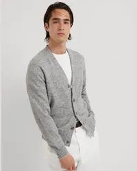 Brunello Cucinelli Cardigan mit Knöpfen Grau