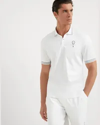 Brunello Cucinelli Poloshirt Weiß