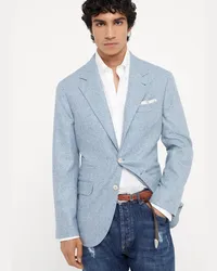 Brunello Cucinelli Einreihiger Blazer Blau