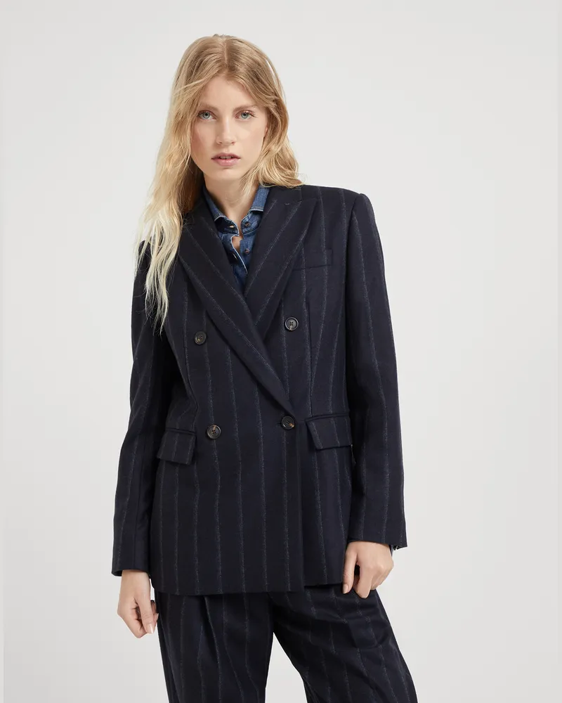 Brunello Cucinelli Blazer Blau