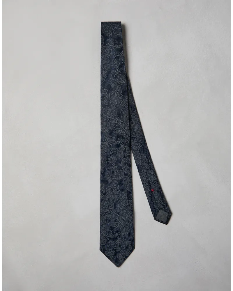 Brunello Cucinelli Krawatte Blau