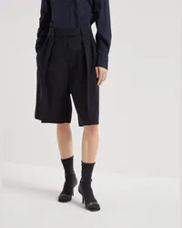 Brunello Cucinelli Bermudas & Shorts Schwarz