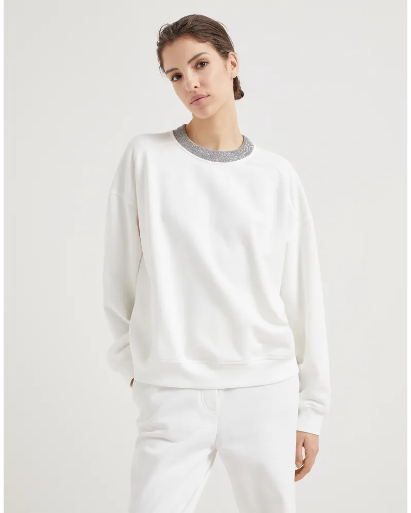 Brunello Cucinelli Sweatshirt Weiß