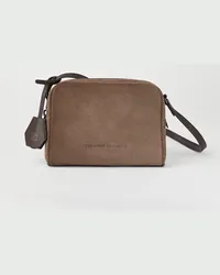 Brunello Cucinelli Umhängetasche Braun