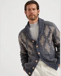 Brunello Cucinelli Cardigan mit Knöpfen Blau