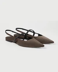 Brunello Cucinelli Ballerinas Braun