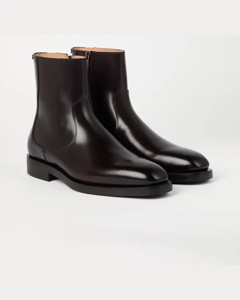 Brunello Cucinelli Chelsea-Boots Braun