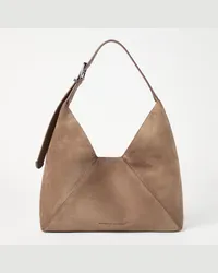 Brunello Cucinelli Hobo-Bag Braun