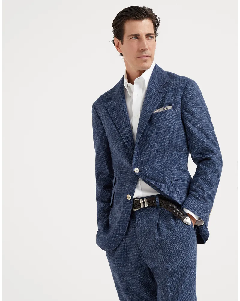 Brunello Cucinelli Einreihiger Blazer Blau