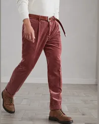 Brunello Cucinelli Bundfaltenhose Rot