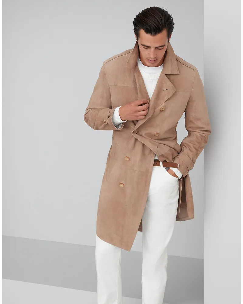 Brunello Cucinelli Leder Braun