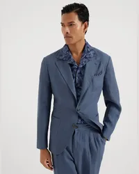 Brunello Cucinelli Einreihiger Blazer Blau