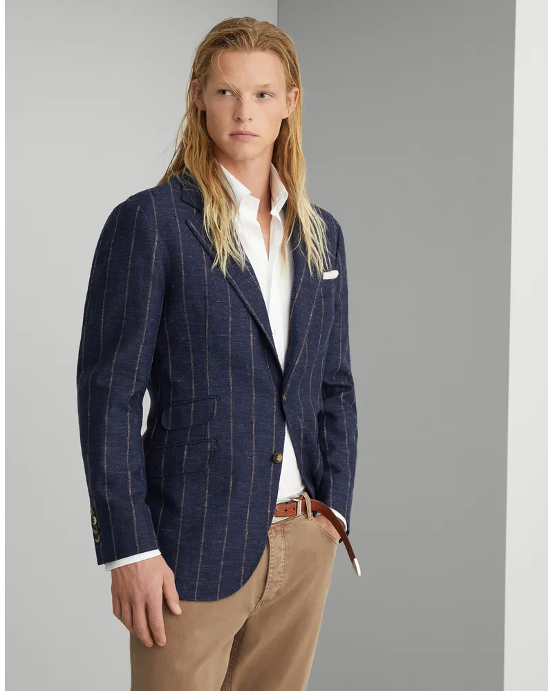 Brunello Cucinelli Einreihiger Blazer Blau