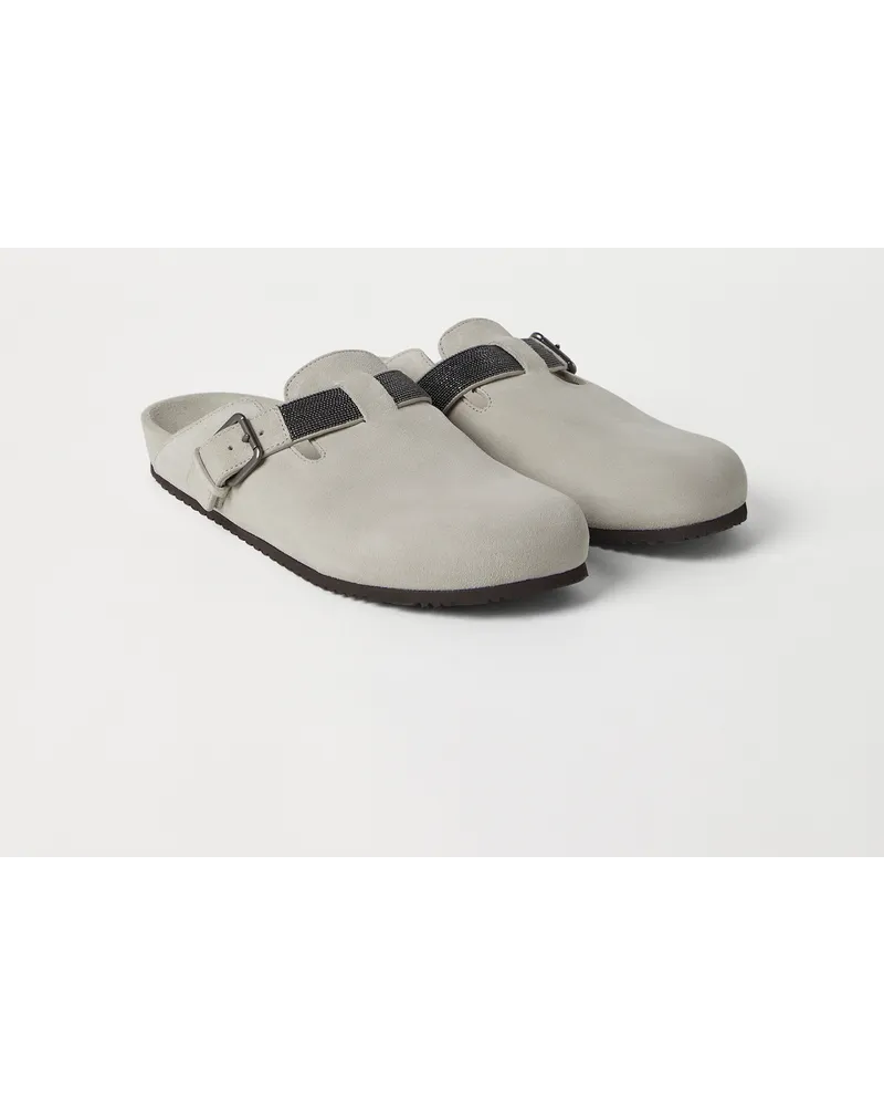 Brunello Cucinelli Mules Grau