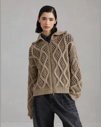 Brunello Cucinelli Strickjacke Braun