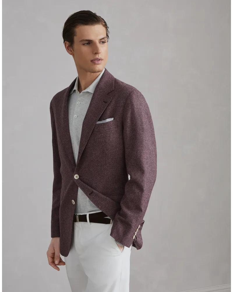 Brunello Cucinelli Einreihiger Blazer Violett