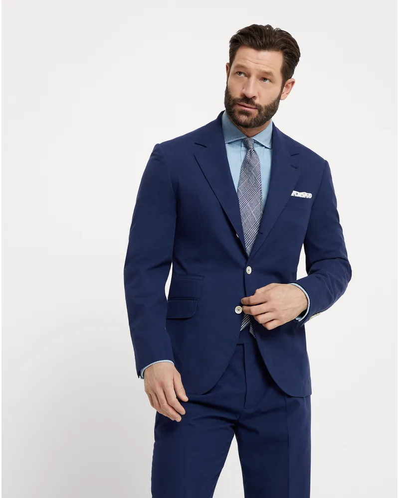 Brunello Cucinelli Einreihiger Blazer Blau