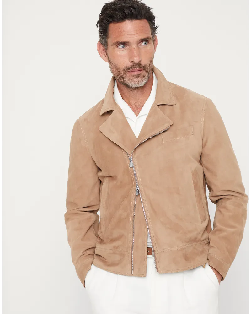 Brunello Cucinelli Leder Braun