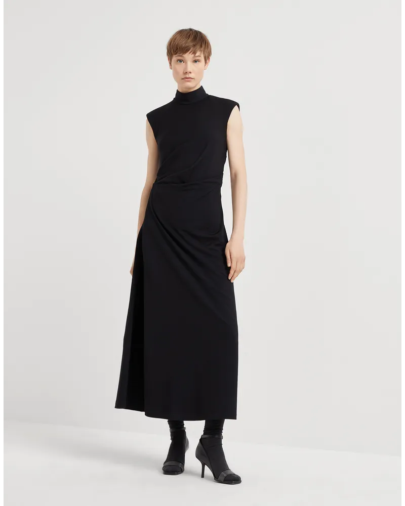 Brunello Cucinelli Abendkleid Schwarz