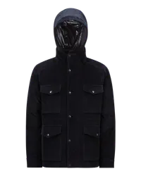 Moncler Greselin wendbare Daunenjacke Blau