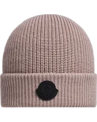 Moncler Mütze aus Wolle Pink