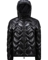 Moncler Laverq kurze Daunenjacke Schwarz