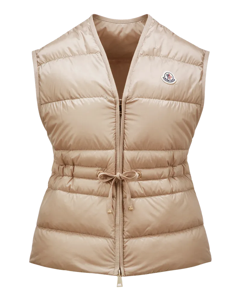 Moncler Nai Daunenweste Beige