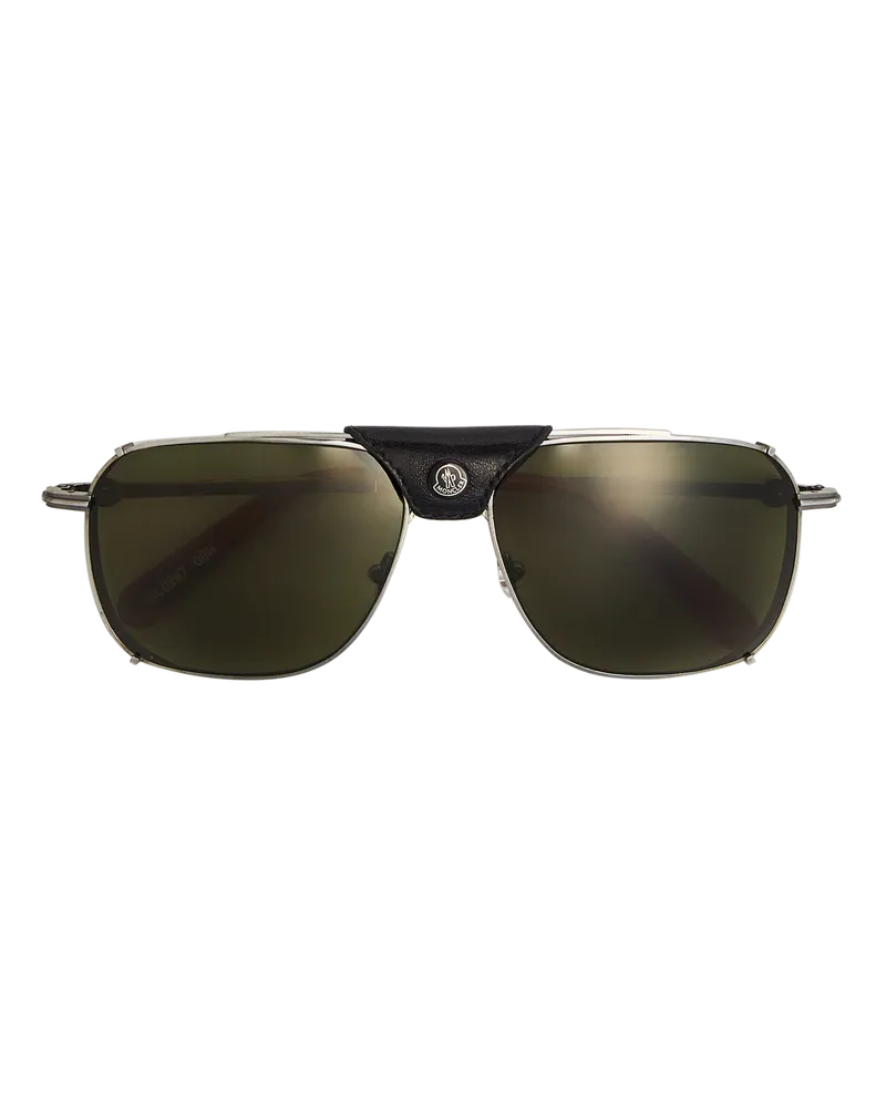 Moncler Gatiion Navigator Sonnenbrille Grau