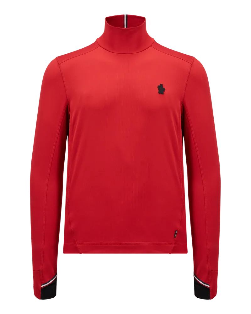 Moncler Polartec Rollkragenpullover Rot