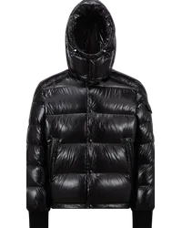 Moncler Maljasset kurze Daunenjacke Schwarz