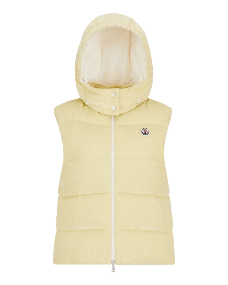 Moncler Agelao Daunenweste Gelb