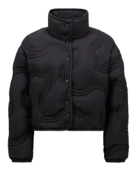 Moncler Beryl kurze Daunenjacke Blau