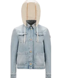 Moncler Melissa Denim Jacke Blau