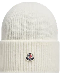 Moncler Mütze aus Wolle Weiss