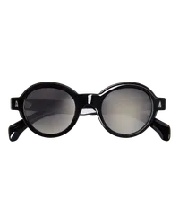 Moncler Rondosa runde Sonnenbrille Schwarz