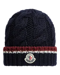 Moncler Mütze aus Wolle Blau