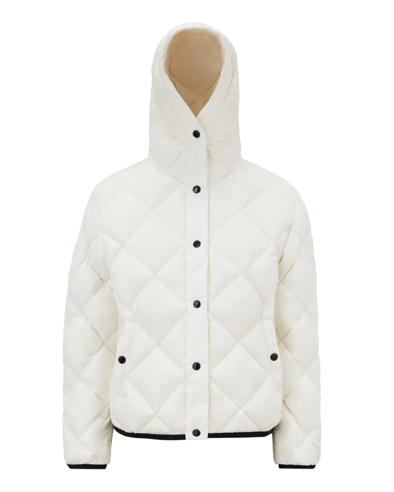 Moncler Arvouin Kurze Daunenjacke Weiss