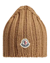 Moncler Mütze aus Wolle Beige