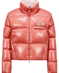 Moncler Almo kurze Daunenjacke Pink