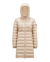 Moncler Amintore lange Daunenjacke Beige