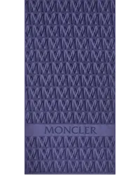 Moncler Strandtuch mit Monogramm Blau