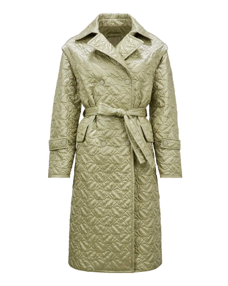 Moncler Samare Gepolsterter Trenchcoat Grün