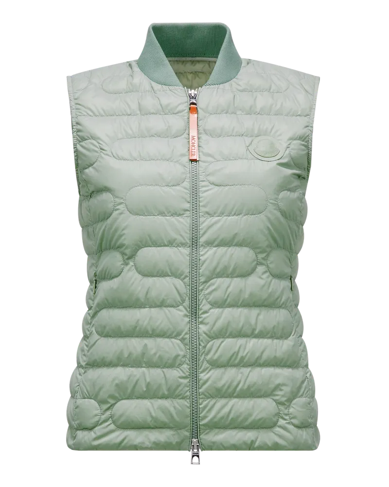 Moncler Perille Daunenweste Grün