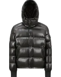 Moncler Maljasset kurze Daunenjacke Grau