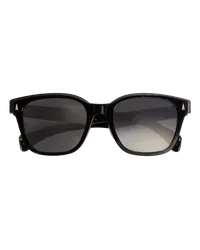 Moncler Metrope quadratische Sonnenbrille Schwarz