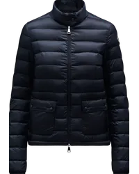 Moncler Lans kurze Daunenjacke Blau