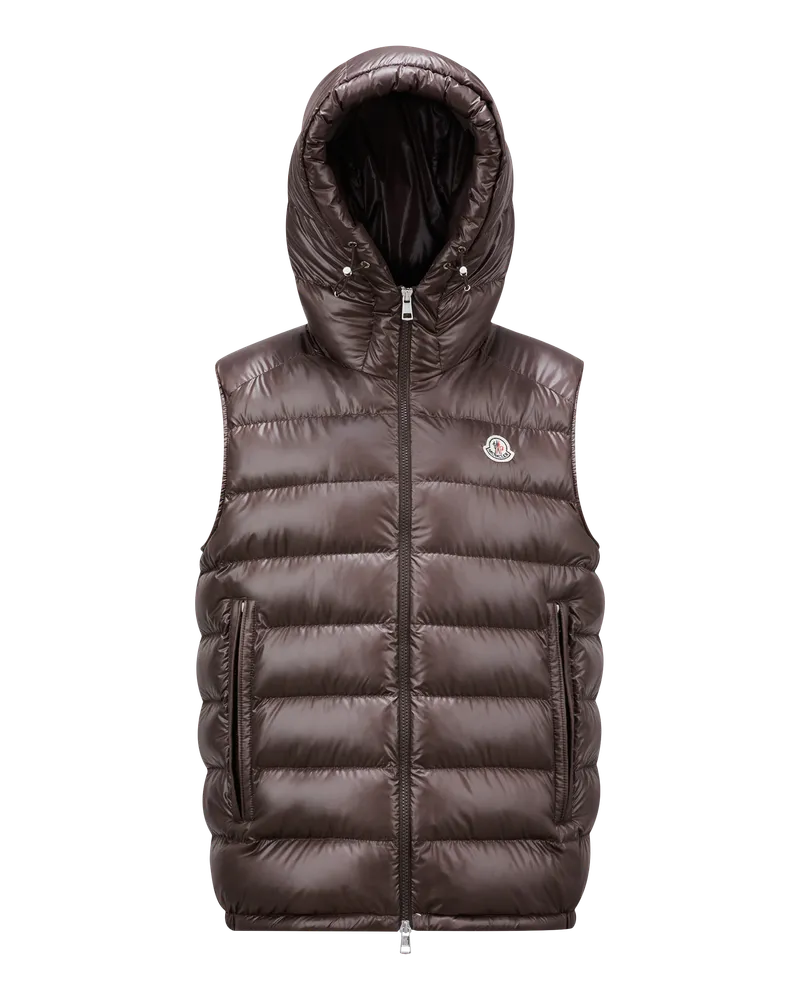 Moncler Barant Daunenweste Braun