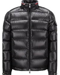 Moncler Bourne kurze Daunenjacke Schwarz