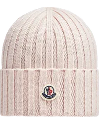 Moncler Beaniemütze aus Wolle Pink